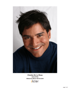 Charles De La Rosa