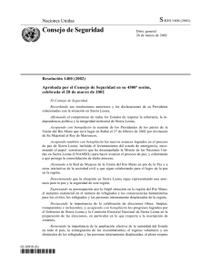 Resolución 1400: Sierra Leona, 2002