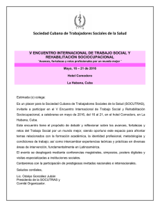 Sociedad Cubana de Trabajadores Sociales de la Salud