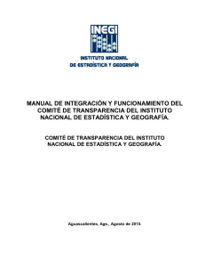 manual de integración y funcionamiento del comité de