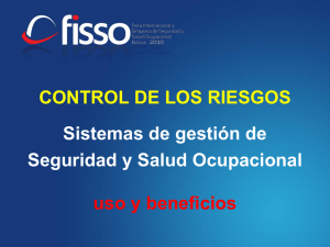 CONTROL DE LOS RIESGOS - HIGIENE y SEGURIDAD LABORAL