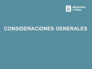 Diapositiva 1 - Intendencia de Montevideo.