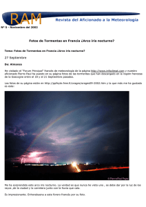Fotos de Tormentas en Francia ¿Arco iris nocturno? 27