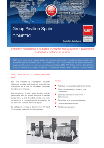 Group Pavilion Spain CONETIC