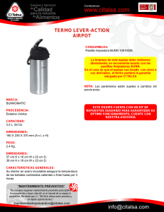termo lever action airpot bunn [10910017]
