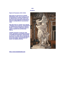 Arte Escultura Rapto de Proserpina (1621-1622