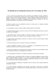 Preámbulo de la Constitución francesa de 27 de octubre de 1946