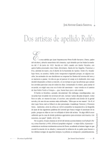 Dos artistas de apellido Rulfo - Universidad Autónoma del Estado