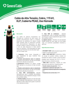Cable de Alta Tensión, Cobre, 115 kV, XLP