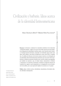 Civilización y barbarie. Ideas acerca de la identidad latinoamericana