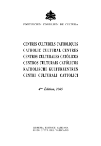 centres culturels catholiques catholic cultural