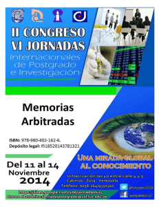 II Congreso y VI Jornadas Internacionales de Postgrado e