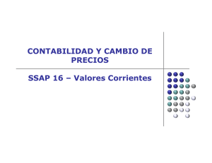 CONTABILIDAD Y CAMBIO DE PRECIOS SSAP 16 – Valores