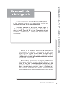 Desarrollo de la inteligencia - Representación OPS/OMS en Argentina