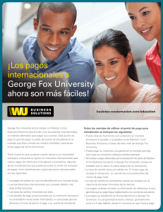 ¡Los pagos internacionales a George Fox University ahora son más