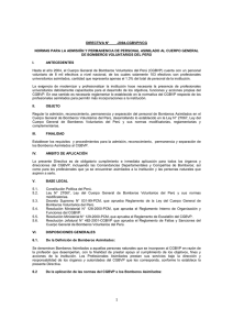 directiva n° -2004-cgbvp/vcg normas para la admisión y