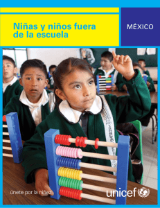 Niñas y niños fuera de la escuela. México