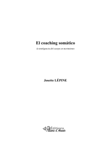 El coaching somático - Editions Valeurs d`Avenir