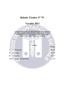 Boletín Técnico N° 79 - Colegio de Contadores de Chile