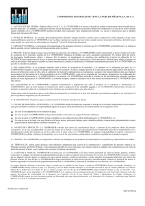 Stahl de Mexico - General Conditions of Sale