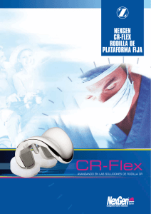 NexGen CR-Flex Rodilla De Pataforma Fija 97-5952-401-04