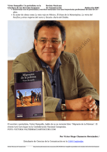 Víctor Ronquillo: Un periodista en la trinchera de los derechos