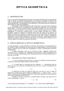 óptica geométrica - RUA - Universidad de Alicante