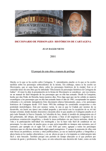 DICCIONARIO DE PERSONAJES HISTÓRICOS DE CARTAGENA