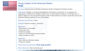 Young Leaders of the Americas Initiative YLAI.