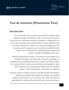 Test de intrusión (Penetration Test)