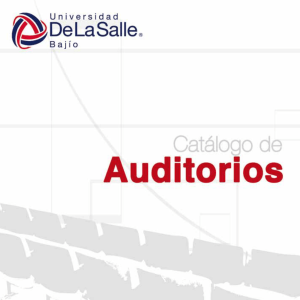 Auditorios 1 - Universidad De La Salle Bajío
