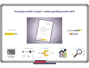 Análisis del Perfil del Jugador Online 2014. The player porfile in