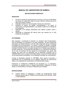 MANUAL DE LABORATORIO DE QUÍMICA