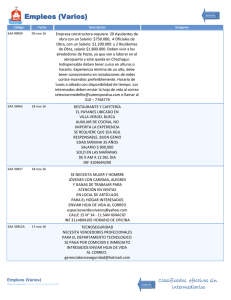 Empleos (Varios)