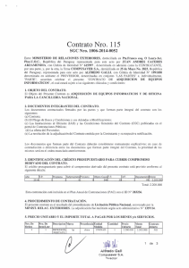 Contrato Nro. I l5 - Dirección Nacional de Contrataciones Públicas