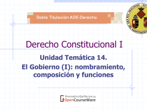 Derecho Constitucional I - OCW-UV