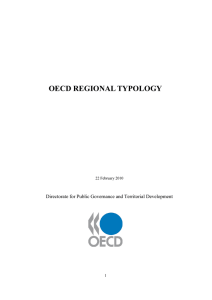 OECD REGIONAL TYPOLOGY