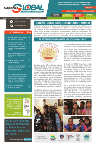 Boletín informativo de Cooperación Internacional de Nariño No 3
