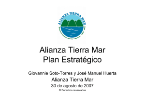 Alianza Tierra Mar Plan Estratégico