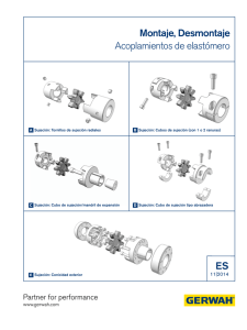 Montaje, Desmontaje Acoplamientos de elastómero ES