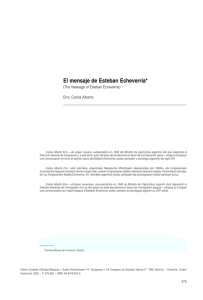 El mensaje de Esteban Echeverría. IN: VIIème Congres d`Etudes