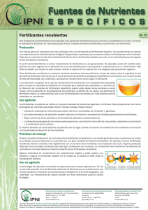 Fertilizantes recubiertos - International Plant Nutrition Institute