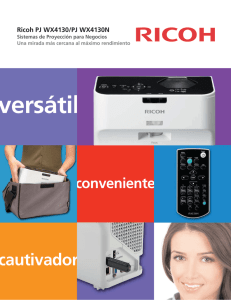 Ricoh PJ WX4130 Brochure_baja_ESP