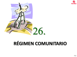 real decreto 240/2007. régimen comunitario