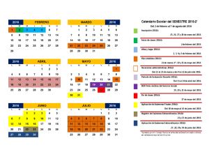 Calendario Escolar