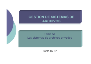 T. 4 LOS SISTEMAS ARCHIVÍSTICOS AUTONÓMICOS: El sistema