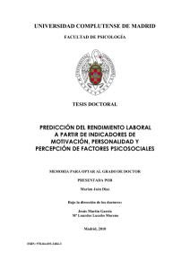 Predicción del rendimiento laboral a partir de indicadores - E