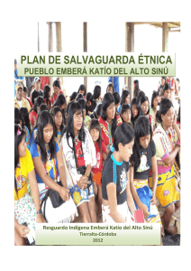 Plan de Salvaguarda Étnica del Pueblo Emberá Katío del Alto Sinú