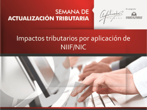 NIIF- Impacto en los Impuestos