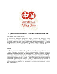 Capitalismo revolucionario - Observatorio de la Política China
